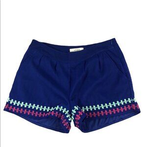 Umgee shorts Women’s embroidered blue Dressy size medium